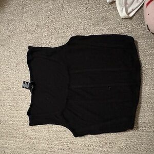 Black Sleeveless Top